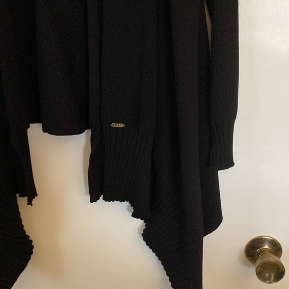 Guess sweater, scarf like front, lace up detail on back. Size Medium - Picture 4 of 12